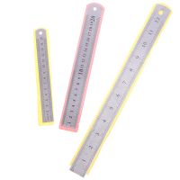 Sewing Tool Accessory 15/20/30/50cm Stainless Steel Metal Ruler Metric Rule Precision Double Sided Measuring Tool New