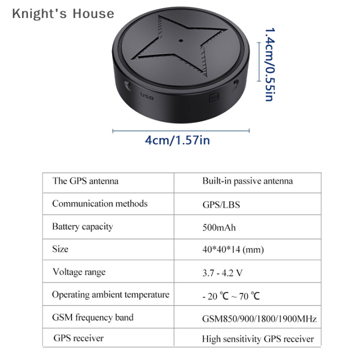 knights-house-เครื่องติดตาม-gps-ในรถยนต์ระบบแม่เหล็กที่แข็งแรงอุปกรณ์ติดตามยานพาหนะกันขโมยแบบพกพาขนาดเล็กเครื่องระบุตำแหน่ง-gps-ที่แม่นยำ