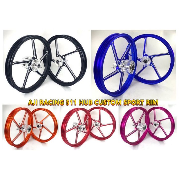 💯 Aji Racing 💯 Y16zr Y15zr Aji Racing Fg511 Cnc Hub Custom Sport Rim Lazada 3729