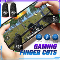 Abaaba ปลอกหุ้มถุงมือควบคุมมือสำหรับเล่นเกม,แขนนิ้วเล่นเกมแขนกันเหงื่อ Game PUBG ปลอกนิ้วหัวแม่มือสำหรับนักเล่นเกมกันเหงื่อปลอกหุ้มถุงมือควบคุมมือที่ทนทานระบายอากาศได้