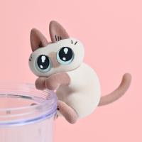 Azuki Can Azukisans Daily Life Siamese Cat Bean Puree Blind Box Toys Anime Figure Doll Model Mystery Box Girls Birthday Gift