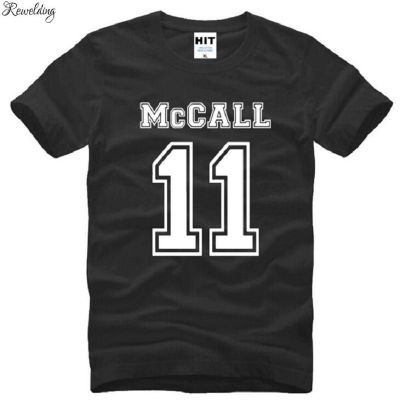 Mens Mccall 11 Print T-shirt Summer Style Round Neck Cotton Short Sleeve Shirt Teen 100% Cotton Gildan