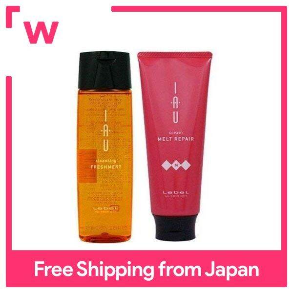 LebeL IAU Cleansing Freshness (Shampoo) 200ml & Io Cream Melt Repair ...