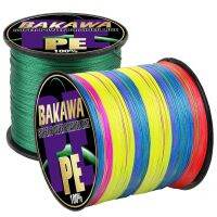 BAKAWA 4 Braided Fishing Line 300M 100M Japan PE Multifilament Carp Sea Saltwater Floating Wire Accessories Fishing Lines