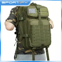 Capacity Men Army Military Tactical Large Backpack Waterproof Outdoor Sport Hiking Camping Travel 3D Rucksack Bags For Men