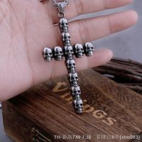 【CW】▤☎  Neo-Gothic Necklace Mens Hip Hop Street Biker Fashion Pendant Jewelry