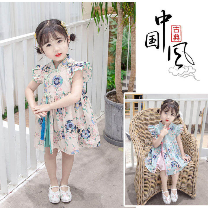 rsn-2022-ใหม่สาวชุดเดรสฤดูร้อนสไตล์ตะวันตกเด็ก-cheongsam-กระโปรงฤดูร้อนเด็กสไตล์จีนเจ้าหญิงกระโปรง-hm-12