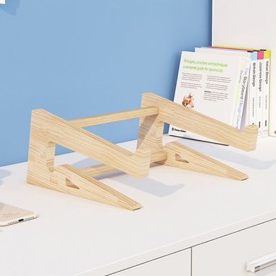 Wood Universal Laptop Stand Cooling Bracket For Notebook Macbook Pro Air IPad Pro Detachable Wooden Holder Mount Laptop Stands
