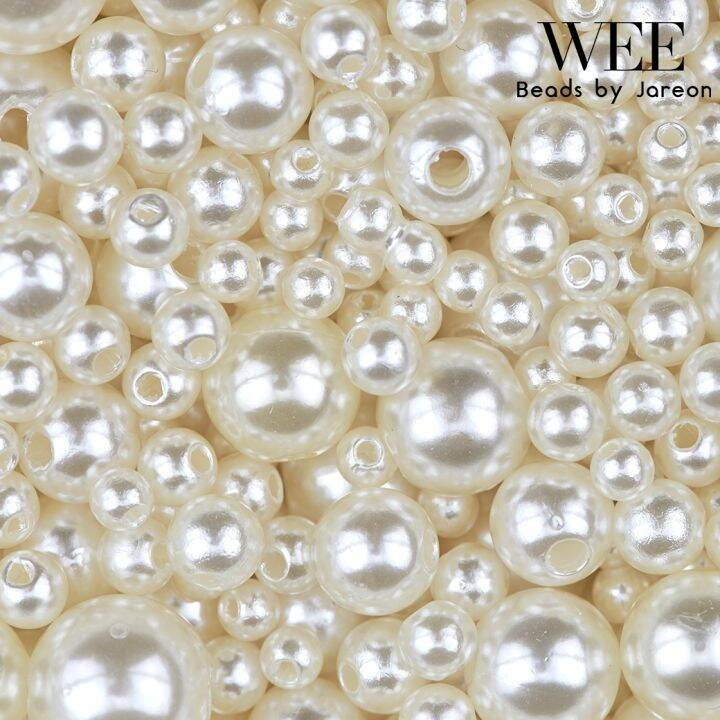 weevy-weebeads-ลูกปัด-มุกคละไซส์-4-14mm-มีหลายสีหลายขนาดให้เลือก-สินค้าพร้อมส่ง-บริการเก็บปลายทาง