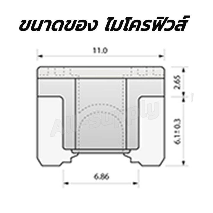 ไมโครฟิวส์-100ตัว-กล่อง-ขนาด5-7-5-10-15-20-25-30แอมป์-ฟิวส์-ฟิวส์รถยนต์-ฟิวส์มอไซค์-ฟิวส์เสียบ-ฟิวส์เสียบจิ๋ว-ฟิวส์-ฟิวส์เสียบขาสั้น-ฟิวส์โตโยต้า-ฟิวส์เสียบโตโยต้า-ฟิวส์เล็ก-ขาสั้น-สายไฟ-ขั้วไฟ-ต่อสาย