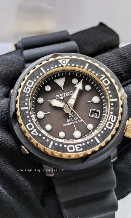 seiko tuna black gold