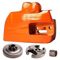 Chainsaw Chain Brake Clutch Side Cover and .325inch 7T Clutch Drum Replacement Parts for Husqvarna 340 345 346 350