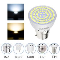 [Qingxin fabrics] 10ชิ้นสปอตไลท์ไฟ LED E27โคมไฟ LED โคมไฟ E14 220V 2835 Bombillas GU10หลอดไฟ LED 5W 7W 9W ไฟสปอร์ตไลท์ MR16 GU5.3หลอดหลอดไฟข้าวโพด B22