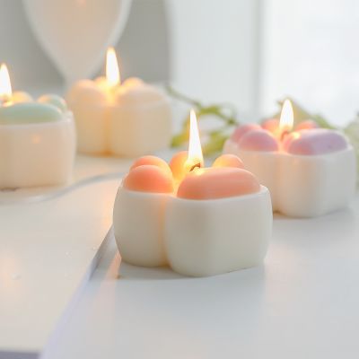 Home decorative candle creative cat paw candle Aromatherapy candle ins photo props diy handmade home decoration scented candle
