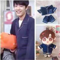 [COD] Xiao Zhan Tibetan blue pajamas eye mask 20cm suit doll dress