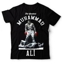 Muhammad Ali T Shirt Men The Greatest Fitness Short Sleeve Printed Top Cotton Tee Shirt 4XL 5XL 6XL