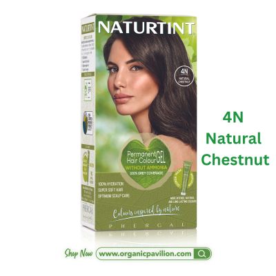 Naturtint ผลิตภัณฑ์เปลี่ยนสีผม - 4N (Natural Chestnut / สีน้ำตาลธรรมชาติ) Permanent Hair Colour Gel (170 ml)