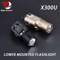 Tactical Surefir X300U Flashlight White LED Strobe Hunting Weapon Scout Light Accessories Tica Lantern