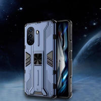 Nillkin เคส Huawei Nova Y70ฝาหลังกันกระแทก Kickstand Armor ตัวป้องกันเลนส์กล้อง Hard Back Cover