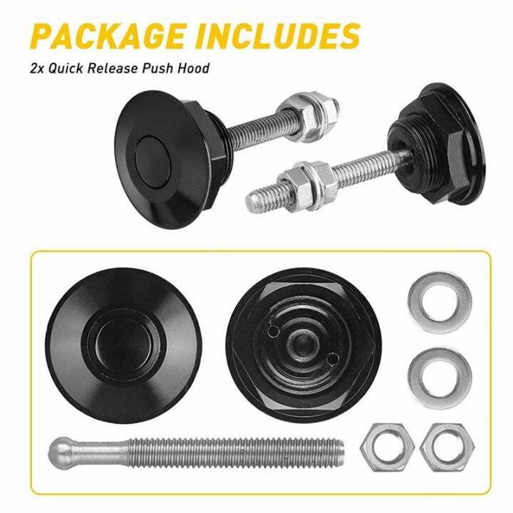 2-pcs-push-button-quick-release-hood-bonnet-pins-lock-clip-car-bumper-latch-kit