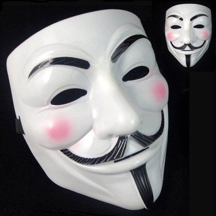 mw-ร้านไทย-หน้ากาก-anonymous-หน้ากากแฟนซี-พลาสติก-หน้ากากหนวด-หน้ากากฮาโลวีน-คอสเพลย์-halloween-หน้ากากแฮกเกอร์-hacker-พร้อมส่ง