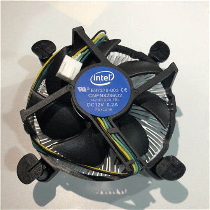 CPU Cooler with 90mm CPU Fan Aluminum Heatsink for Intel E97379001 Core i3/i5/i7 Socket LGA1150