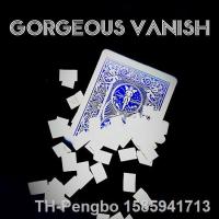 【hot】◊ Playing Card Vanishes to Snowflakes Tricks Appearing Change Close Up Street Gimmicks