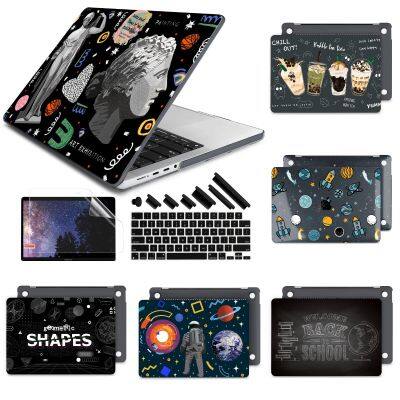 4in1 Frosted Black Hard สำหรับ MacBook Pro14 16 M1 Max/Pro 2021 Air11 12 13 Pro13.3 M1 A2337 A2338 A2179 A1932 Touch Bar Retina A1708 A2159 A1706 A2251 Matte CoverTH