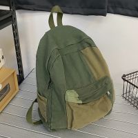 【jw】▬♞  Mochila Kawaii de Lona Grande para Homens e Mulheres Sacos Livro Viagem Senhora do Colégio Laptop Bonito Mochila Moda