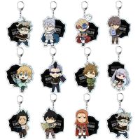 Anime Black Clover Keychain Asta Yuno Figure Cosplay Pendant Key Chain Car Keyring Bag Metal Jewelry Gift For Fans Accessories