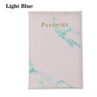 Wallet Women Men Bags Passport Holder ID Credit Card Marble Style Passport Cover