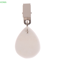 ?【Lowest price】HOMA ผ้าปูโต๊ะน้ำหนักสแตนเลสผู้ถือโลหะคลิปหัวเข็มขัด DIY แขวนผ้า