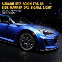 เลนส์เครื่องหมายไฟ Led ด้านข้างสำหรับรถยนต์2ชิ้นเลนส์รมควันสำหรับ Subaru Brz Scion Frs 86อุปกรณ์เสริมสำหรับรถยนต์โตโยต้า