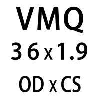 Ring1.9Mm ซิลิโคน/Vmq Od31/32/34/35/36/38/40/42/45/46/50Mm ซีลสีขาวปะเก็นหนา5ชิ้น /Lot วงแหวนซิลิโคนแหวนยาง O (Od36Mm))