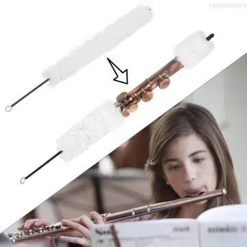 Flute Cleaning Rod and Cloth Flute Accessories Woodwind Flute Cleaning Tool