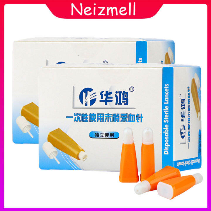 100pcs 28G disposable blood collection Lancets for Single Use Safety