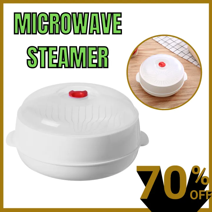 [ HIGH QUALITY ] Microwave Oven Plastic Steamer for Siomai Plastic Food