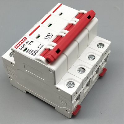 Ac220v-400v Dz47-63 4P 10a 16a 20a 25a 63a Ac230v 32a 40a 50a Mini Circuit Breaker Cutout Miniature ในครัวเรือน Air Switch