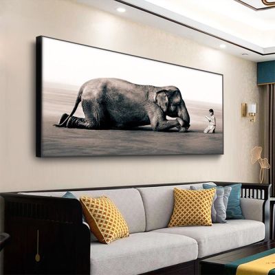 Buddha Canvas Painting Nordic Posters and Prints Zen Home Decoration Elephant Religion Art Wall Picture for Living Room Cuadros
