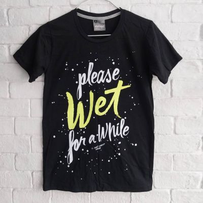 🔥🔥🔥SALE SALE SALE  dotdotdot เสื้อยืด T-Shirt ลาย please wet🔥🔥🔥