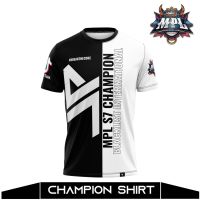 xzx 180305   ○ Champion T-shirt E-sports T SHIRT blacklist MPL season 7 new arrival trend T-shirt