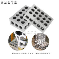 2Pcs เหล็กชุบแข็ง1-2-3 "บล็อก0.0001" Precision Matched Machinist 123 Milling Tool 23หลุม25-50-75mm Block Gauge