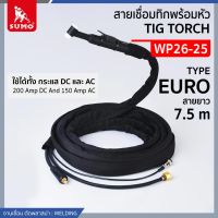 สายเชื่อมทิกพร้อมหัว WP26-25 ข้อต่อ EURO