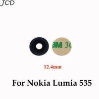 Jcd สำหรับ Nokia Lumia 3 5 6 8 X5 X6 X7 7 Plus 6.1 950 950xl1520ด้านหลังฝาปิดเลนส์กระจกกล้องถ่ายรูปด้านหลังพร้อมอะไหล่สติกเกอร์