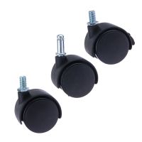 1Pair 2inch Universal Wheel Swivel Caster Roller Wheel Furniture Office Chair Caster With Brake For Office Chairs Furniture New