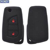 shangdjh For Toyota Yaris Aygo For Peugeot 108 For Citroen C1 Silicone Remote Key Case Fob Shell Cover Skin Jacket Sleeve