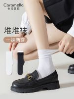 ❀❀۞ Caramella socks womens summer thin pile socks breathable quick-drying ice socks white all-match mid-tube socks B