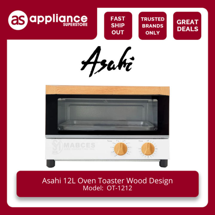 Asahi 12L Oven Toaster Wood Design OT1212 Lazada PH