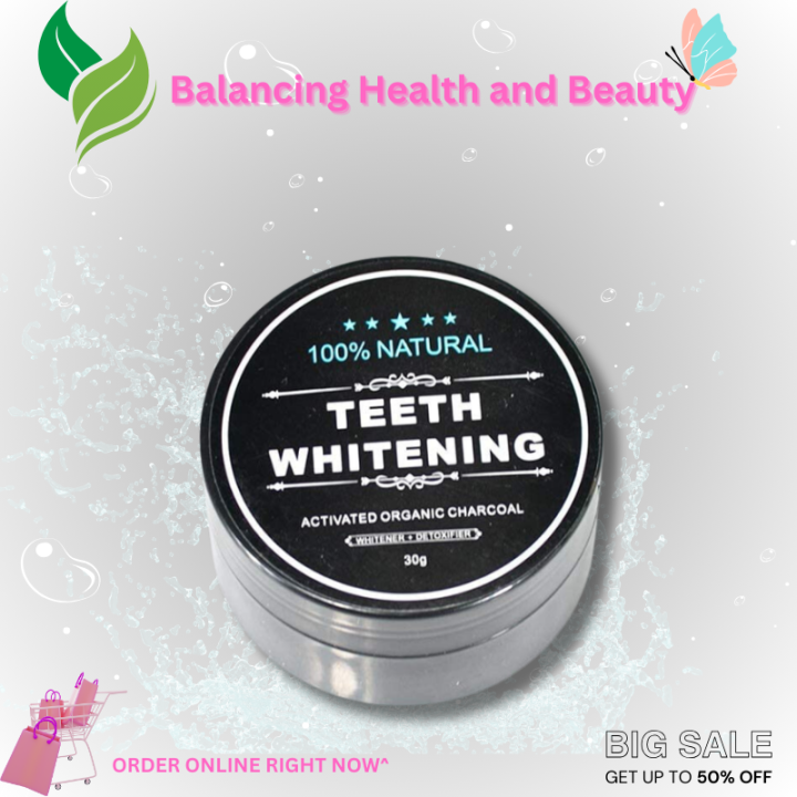 TEETH WHITENING ACTIVATED CHARCOAL 30g Brighten Your Smile Lazada PH