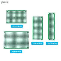 CALOCH แผงวงจรทดลองอิเล็กทรอนิกส์ DIY ขนาด3X7ซม. 5X7ซม. 4X6 3X7 2X8ซม. บอร์ดไฟเบอร์กลาสพิมพ์ลายแผงวงจรเบรดบอร์ดแผ่นตัดขนมปัง PCB